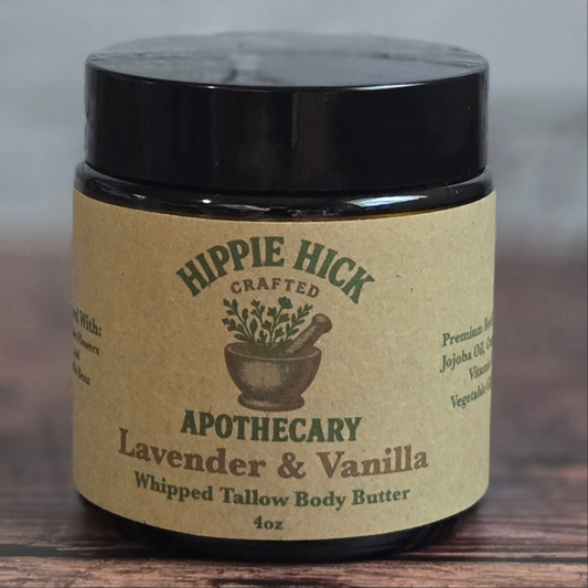Lavender and Vanilla - Whipped Tallow Body Butter