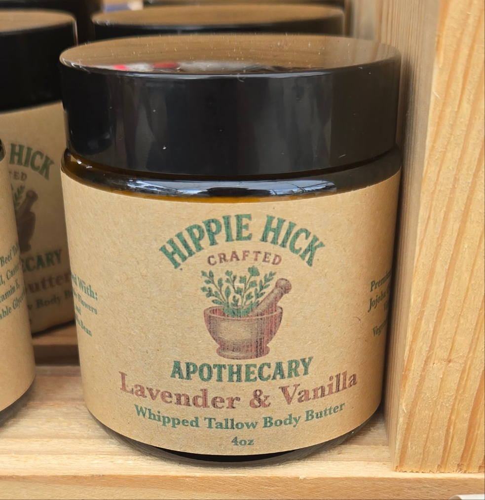 Lavender and Vanilla - Whipped Tallow Body Butter
