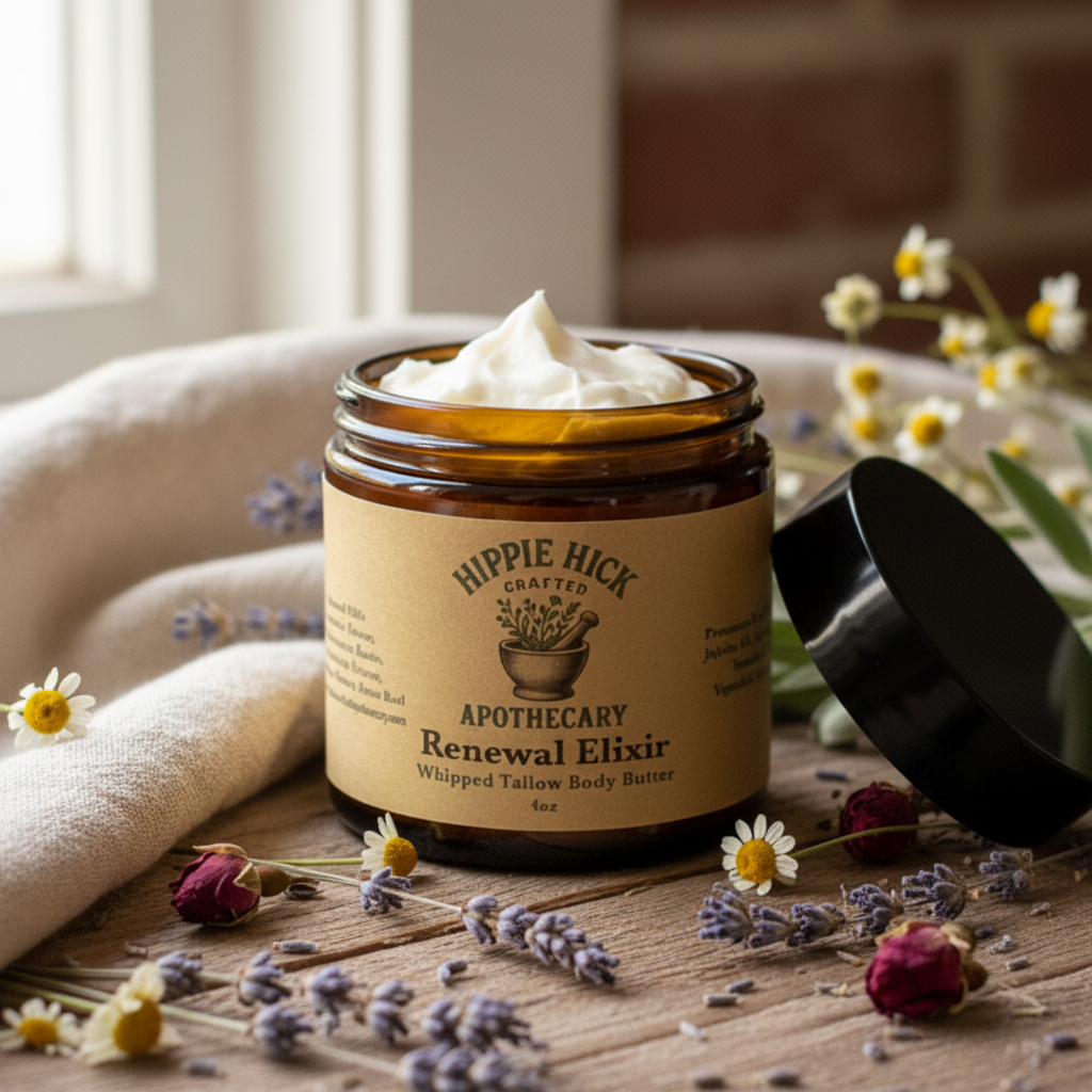 Renewal Elixir - Herbal Whipped Tallow Body Butter