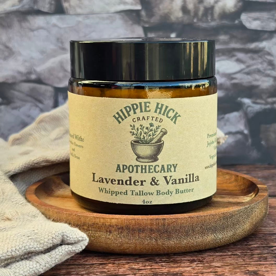 Lavender Vanilla – Botanical Whipped Tallow Body Butter