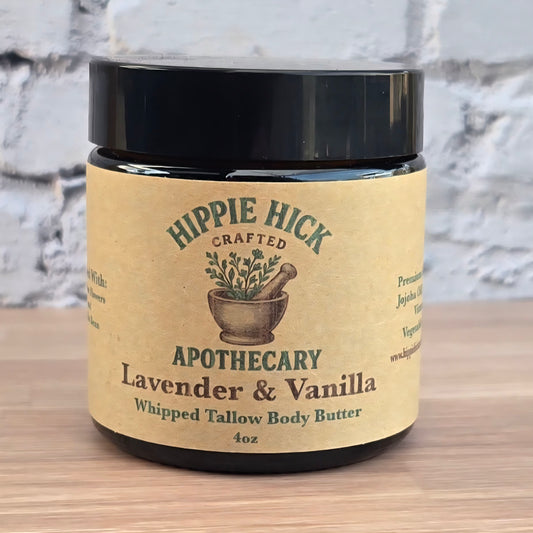 Lavender Vanilla – Botanical Whipped Tallow Body Butter
