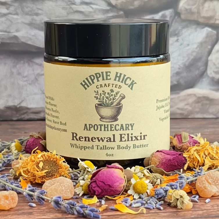 Renewal Elixir - Herbal Whipped Tallow Body Butter