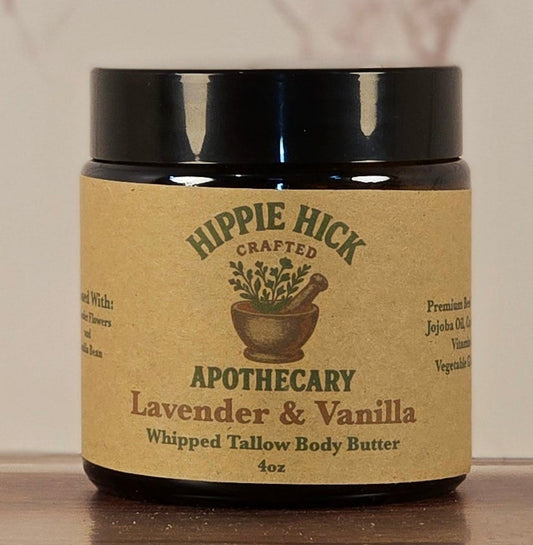 Lavender and Vanilla - Whipped Tallow Body Butter